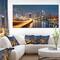 Designart - Philadelphia Skyline at Night - Cityscape Canvas Print